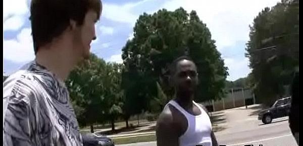  Blacks On Buys - Nasty Gay Skinny Boy Fucked By Muscular Black Dude 21
